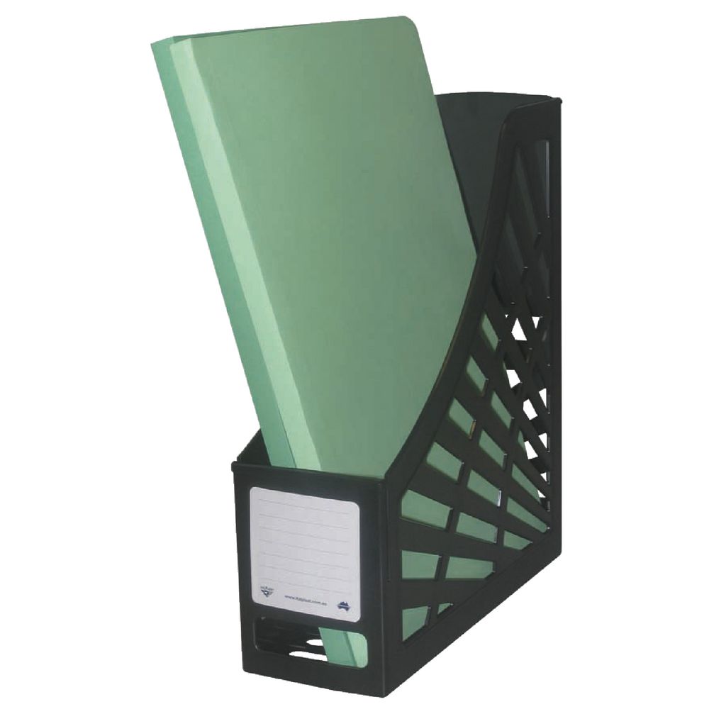 Italplast Green-R Magazine Stand Black