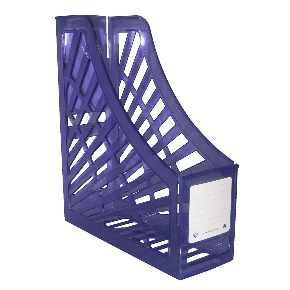 Italplast Magazine File Tinted Purple