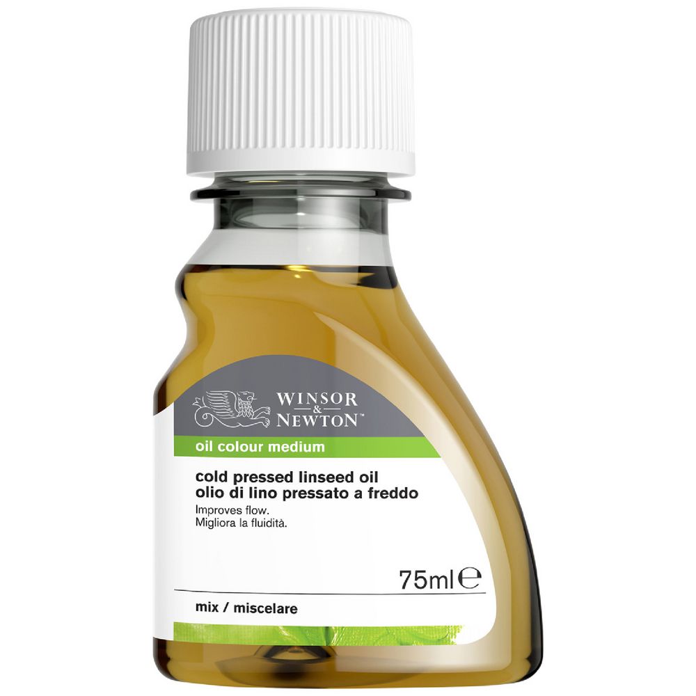 Winsor & Newton Cold Pressed Linseed Oil 75mL