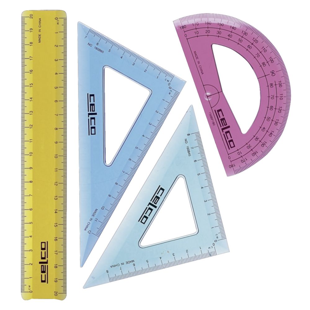 Celco Large Geometry Set 4 Pieces