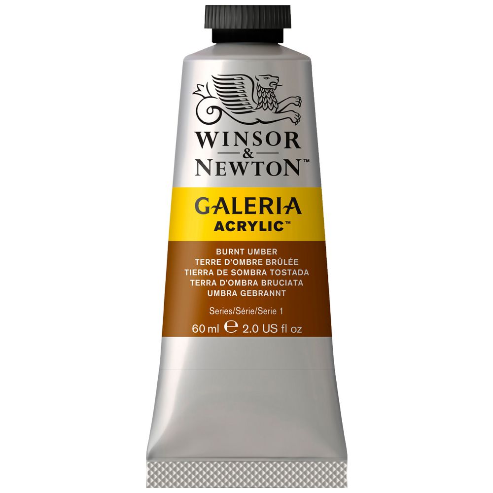 Winsor & Newton Galeria Acrylic Burnt Umber 60mL