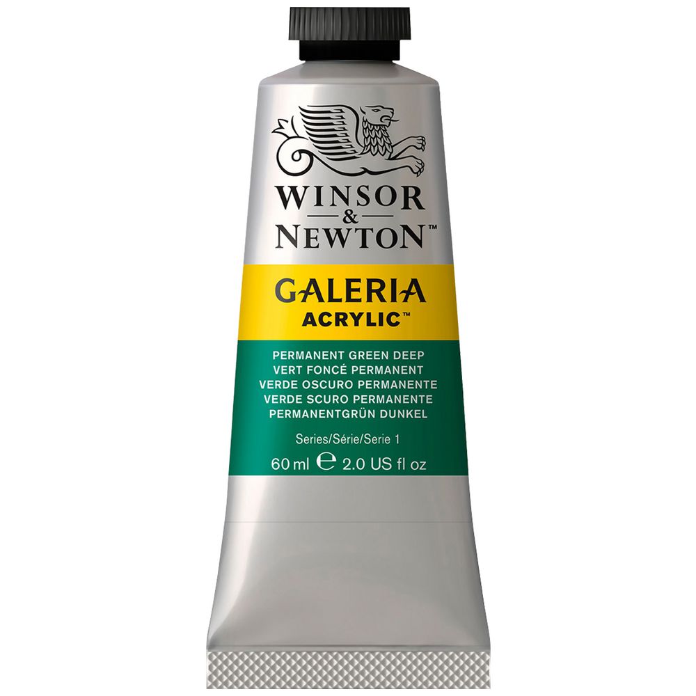 Winsor & Newton Galeria Acrylic Permanent Green Deep 60mL