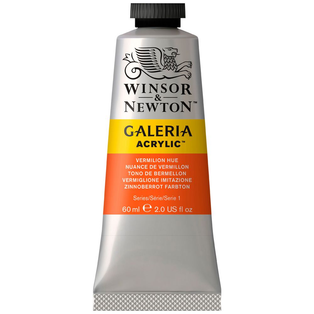 Winsor & Newton Galeria Acrylic Vermilion Hue 60mL