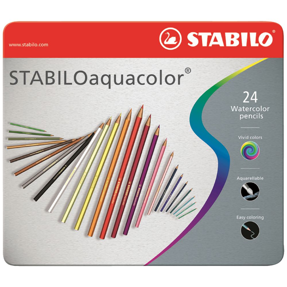 Stabilo Aquacolour Pencils 24 Pack