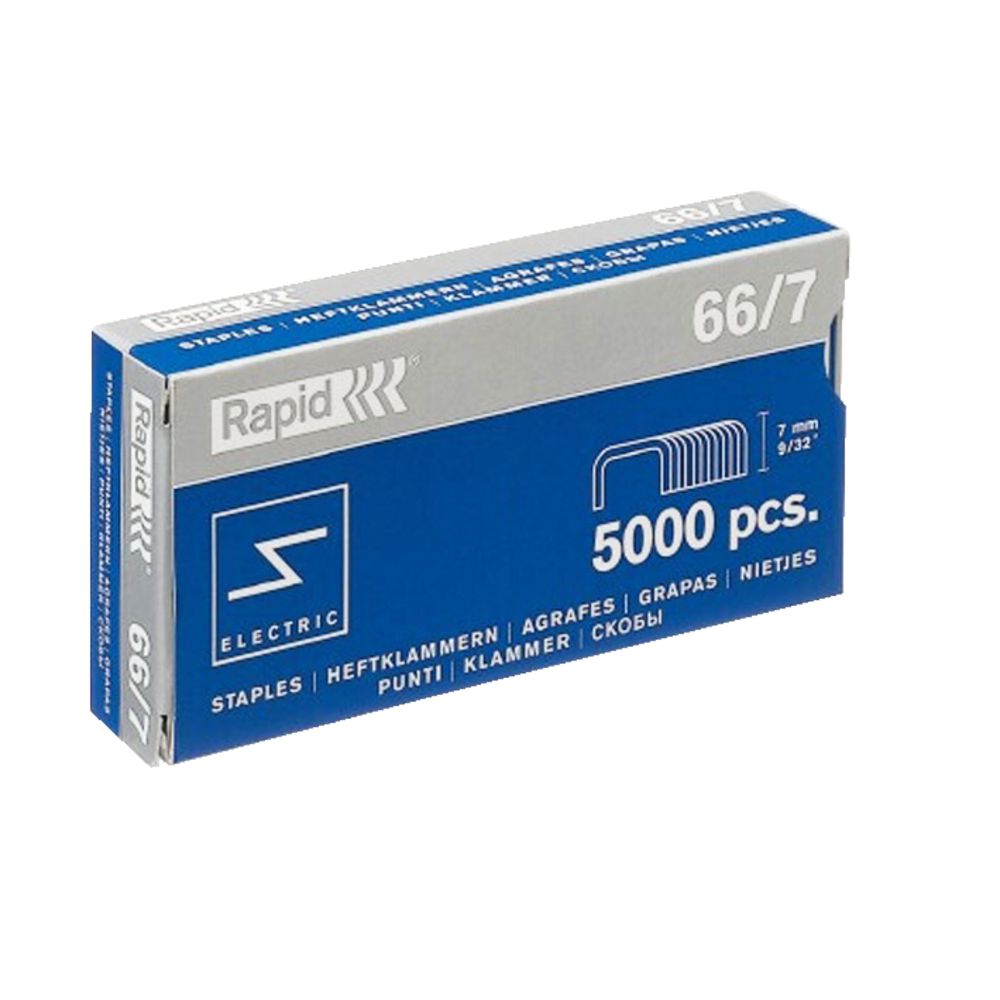 Rapid 66/7 Steel Staples 5000 Pack