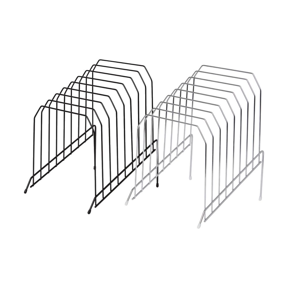 Wire Vertical File Organiser Large Black