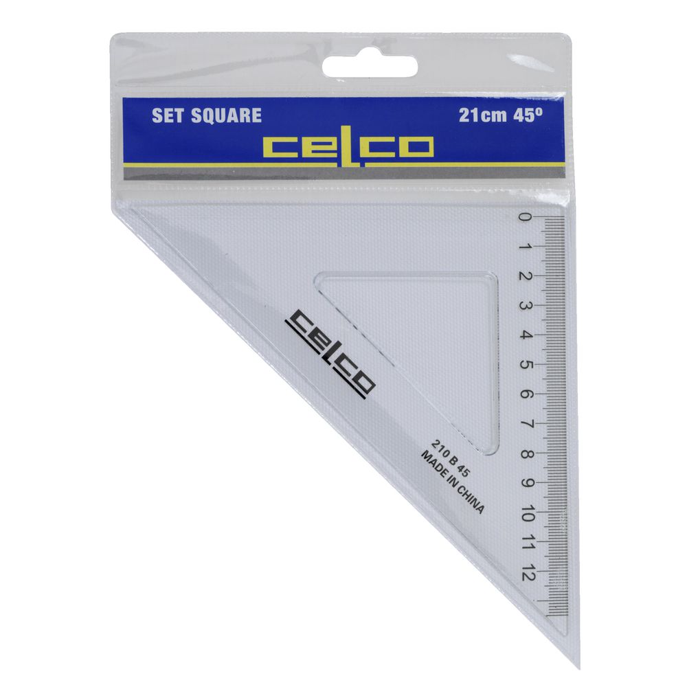 Celco 21cm 45 Degrees Set Square