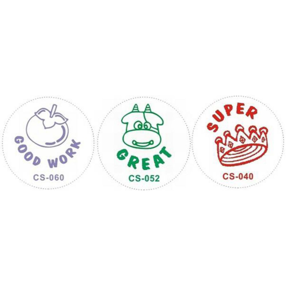 Deskmate Pre-Inked Merit Stamps Praise 3 Pack