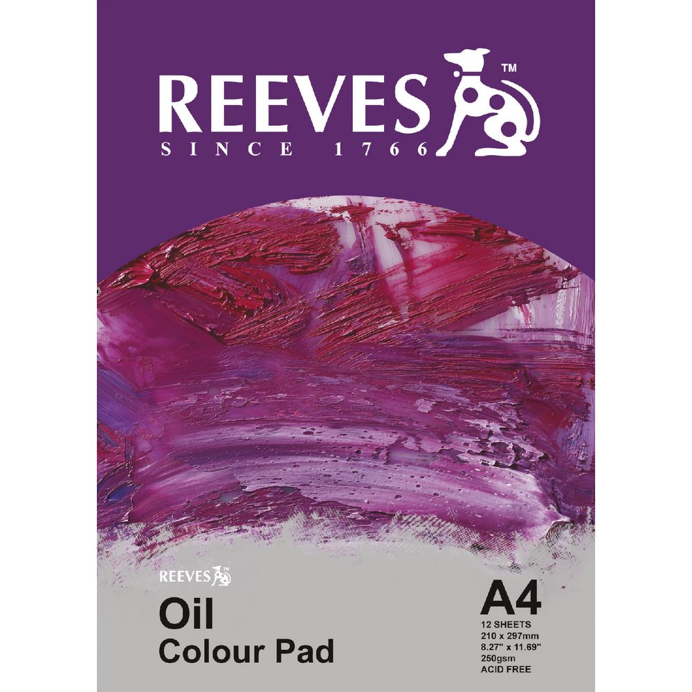 Reeves A4 Oil Painting Pad 12 Sheet