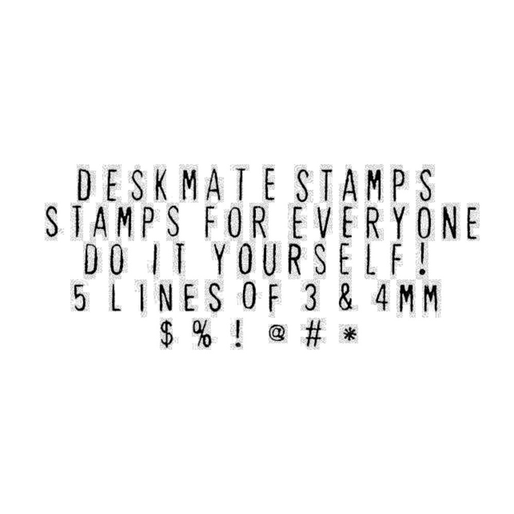 Deskmate DIY Stamp Kits 5 Lines 3 and 4mm