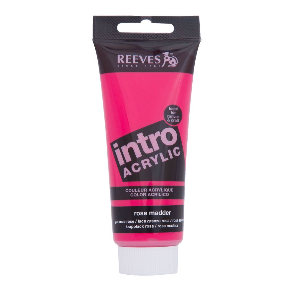 Reeves Acrylic Paint 100mL Rose Madder