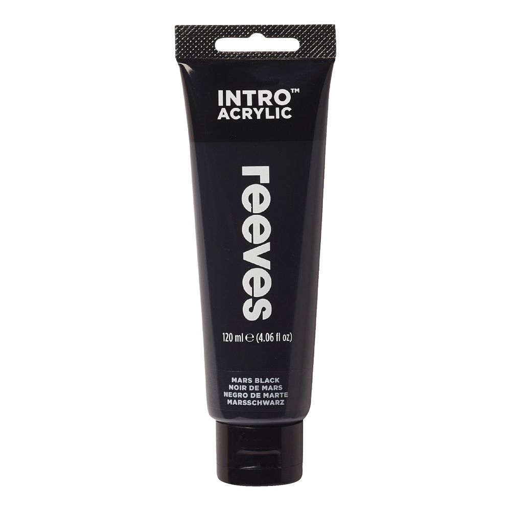 Reeves Acrylic Paint 100mL Mars Black