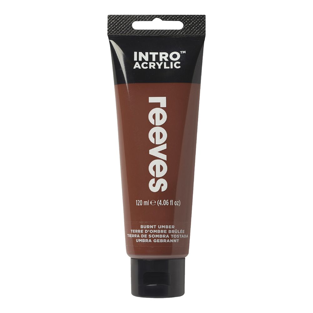 Reeves Acrylic Paint 120mL Burnt Umber