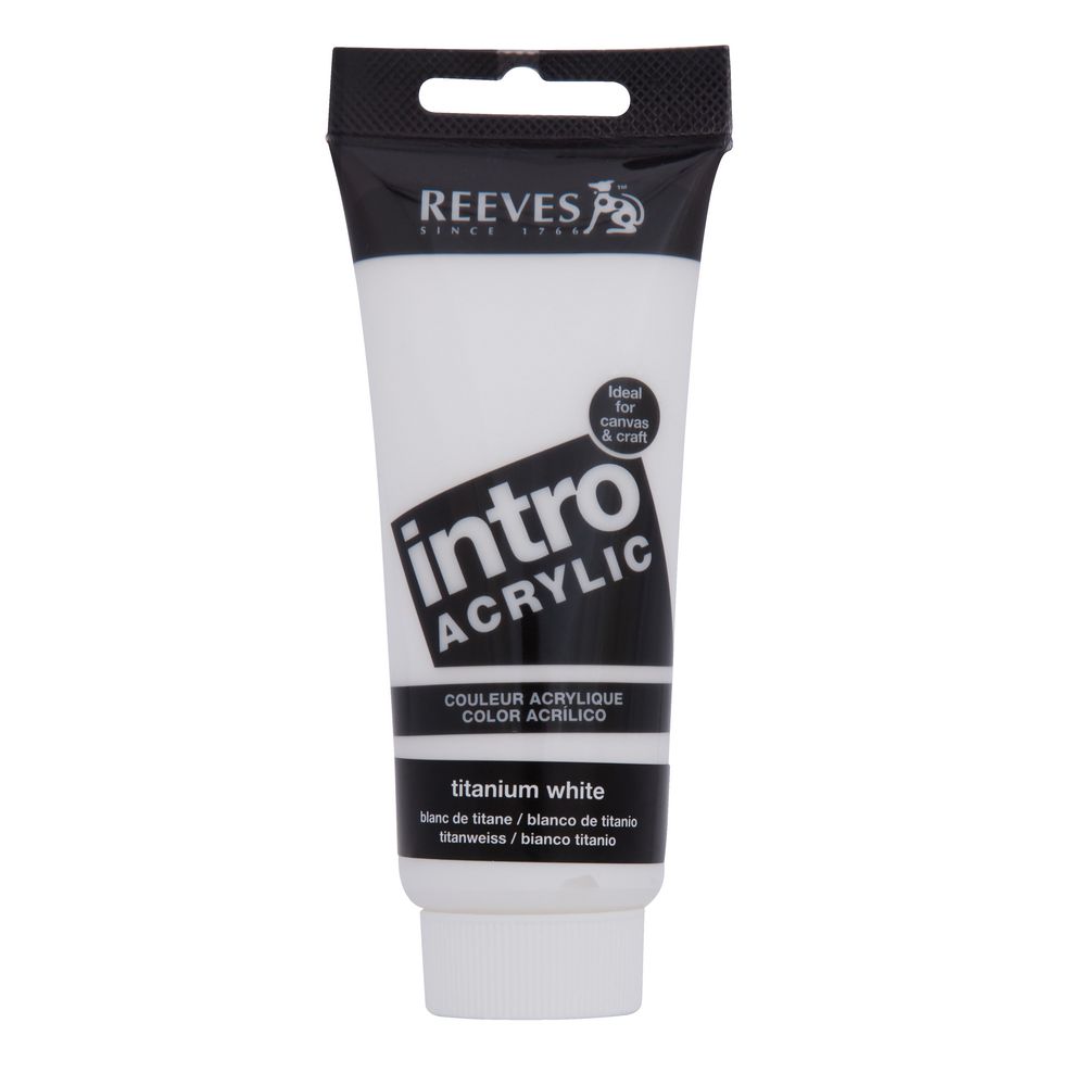Reeves Acrylic Paint 100mL Titanium White