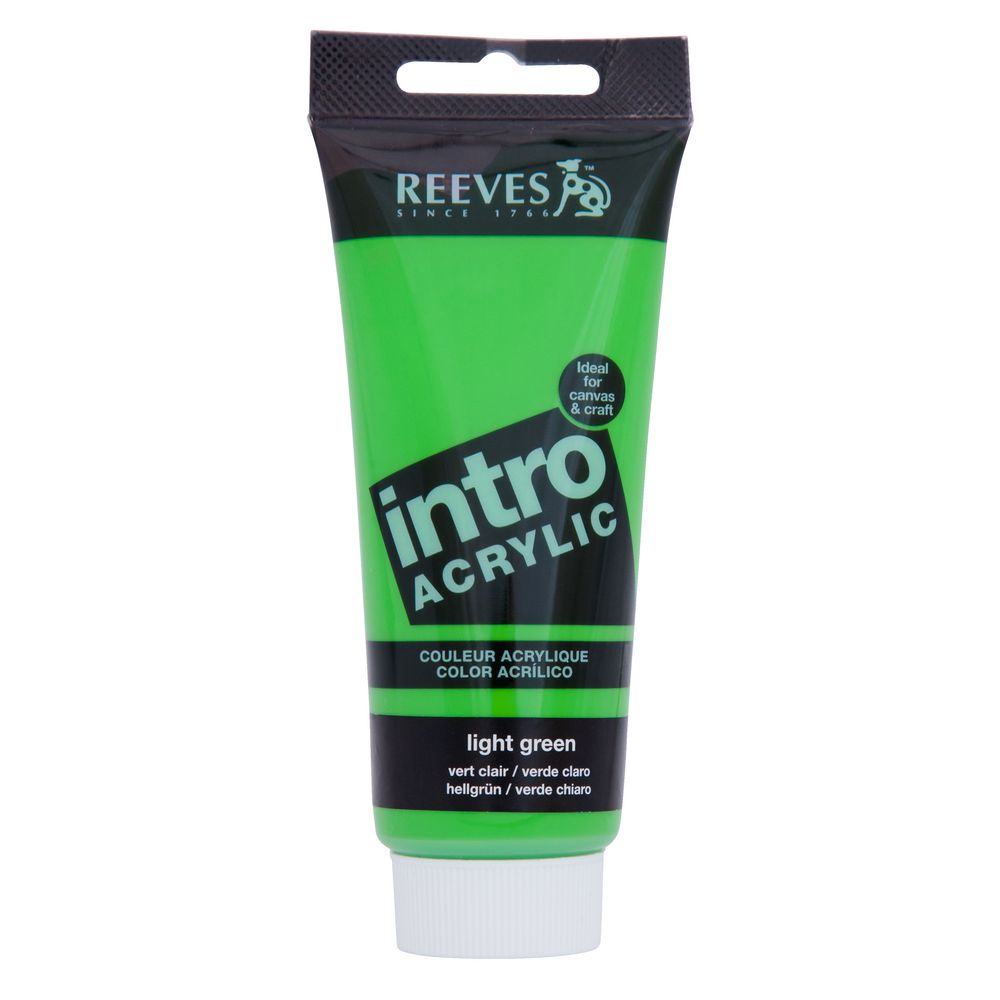 Reeves Acrylic Paint 100mL Light Green