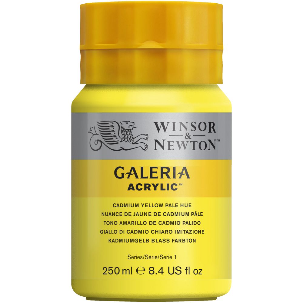 Winsor & Newton Galeria Acrylic Paint 250mL Yellow Pale Hue