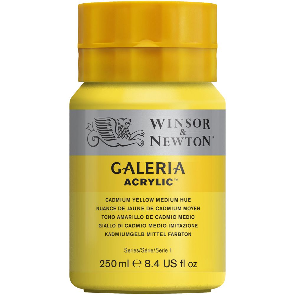 Winsor & Newton Galeria Acrylic Paint 250mL Yellow Medium Hue