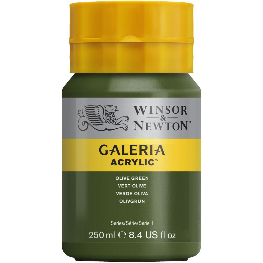 Winsor & Newton Galeria Acrylic Paint 250mL Olive Green
