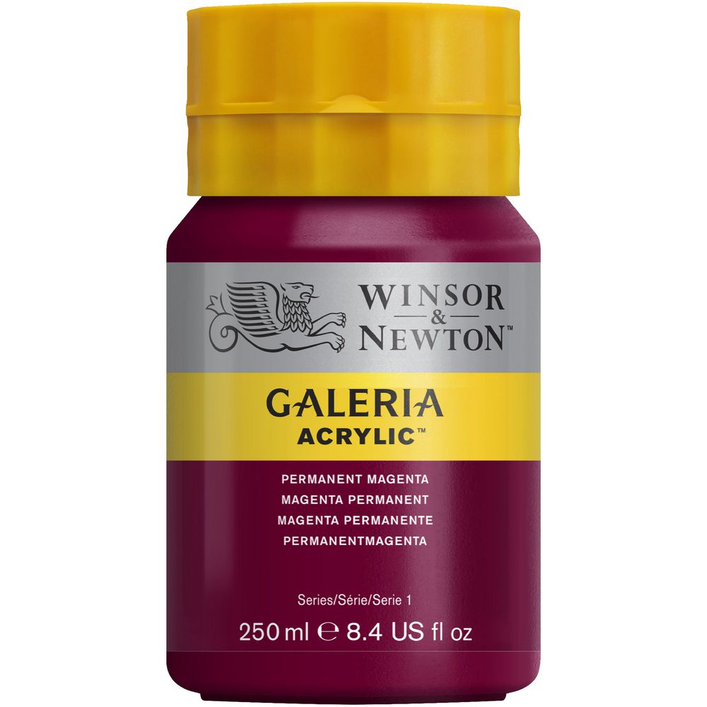 Winsor & Newton Galeria Acrylic Paint 250mL Permanent Magenta