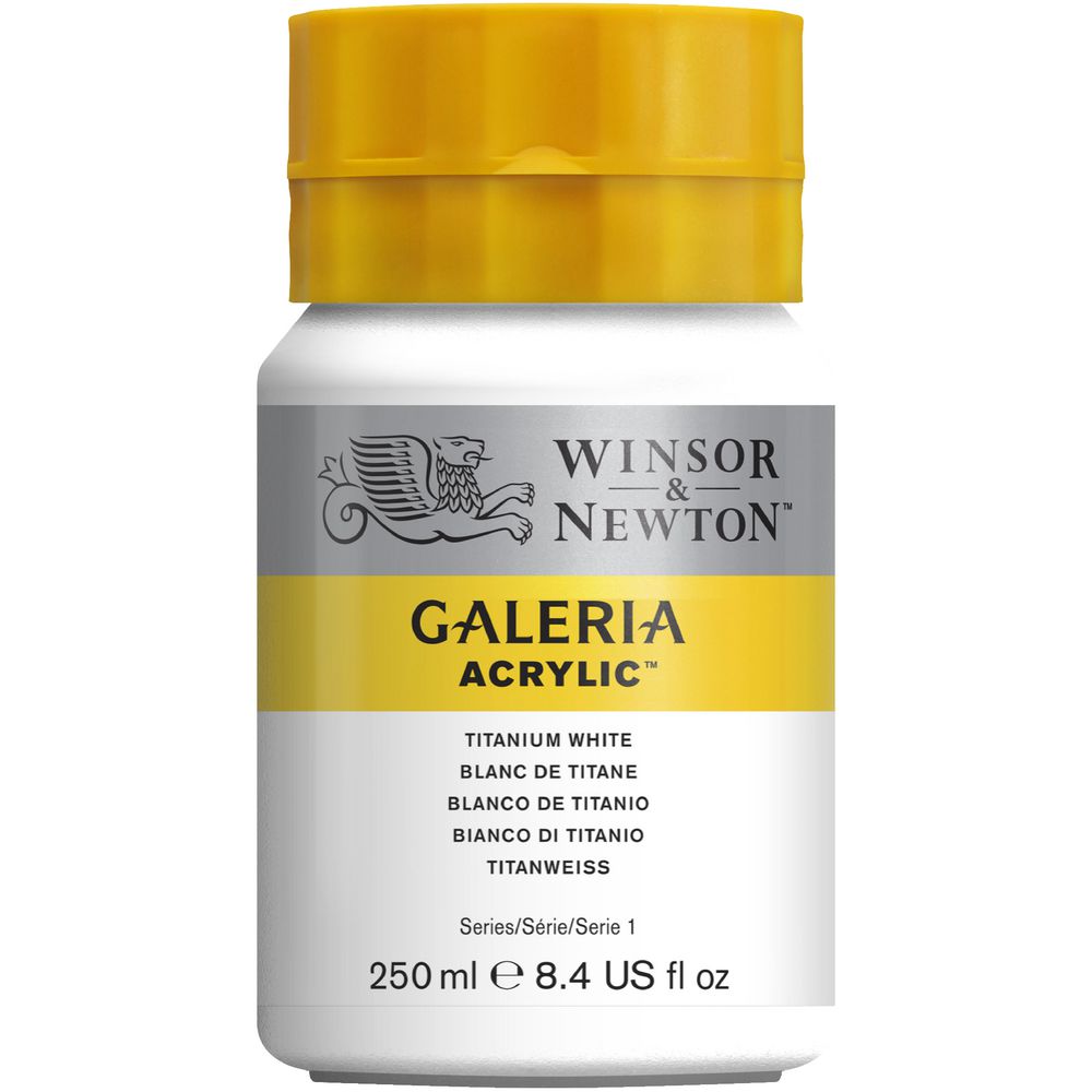 Winsor & Newton Galeria Acrylic Paint 250mL Titanium White
