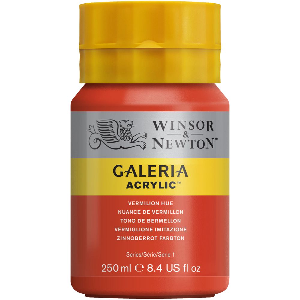 Winsor & Newton Galeria Acrylic Paint 250mL Vermillion Hue