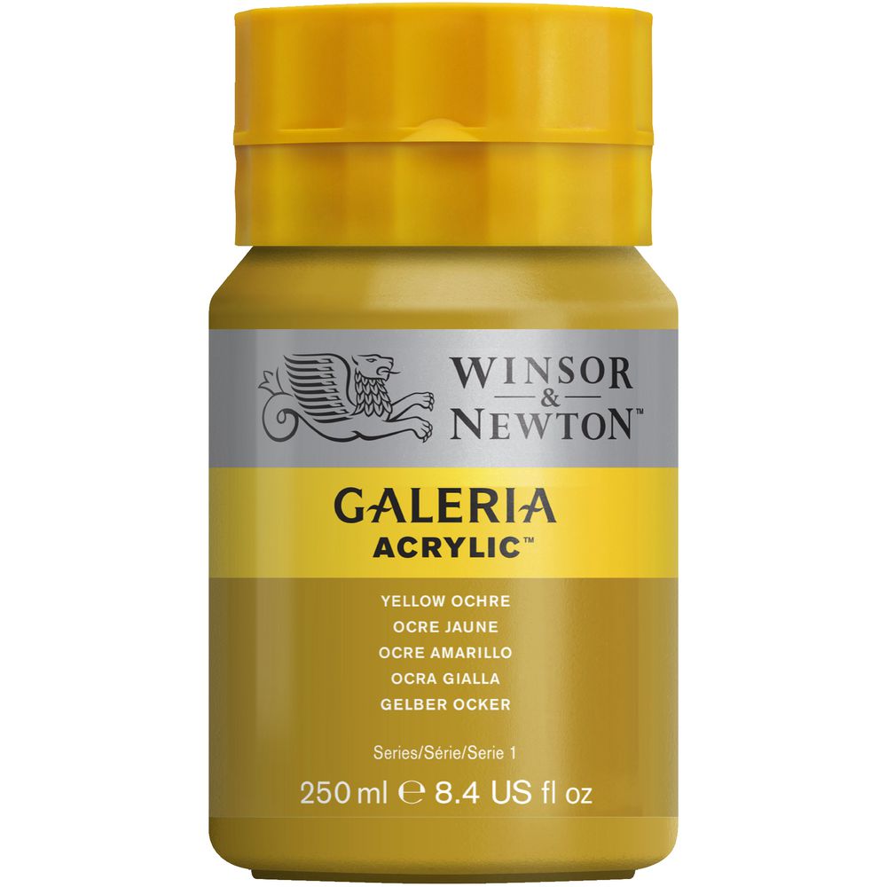 Winsor & Newton Galeria Acrylic Paint 250mL Yellow Ochre