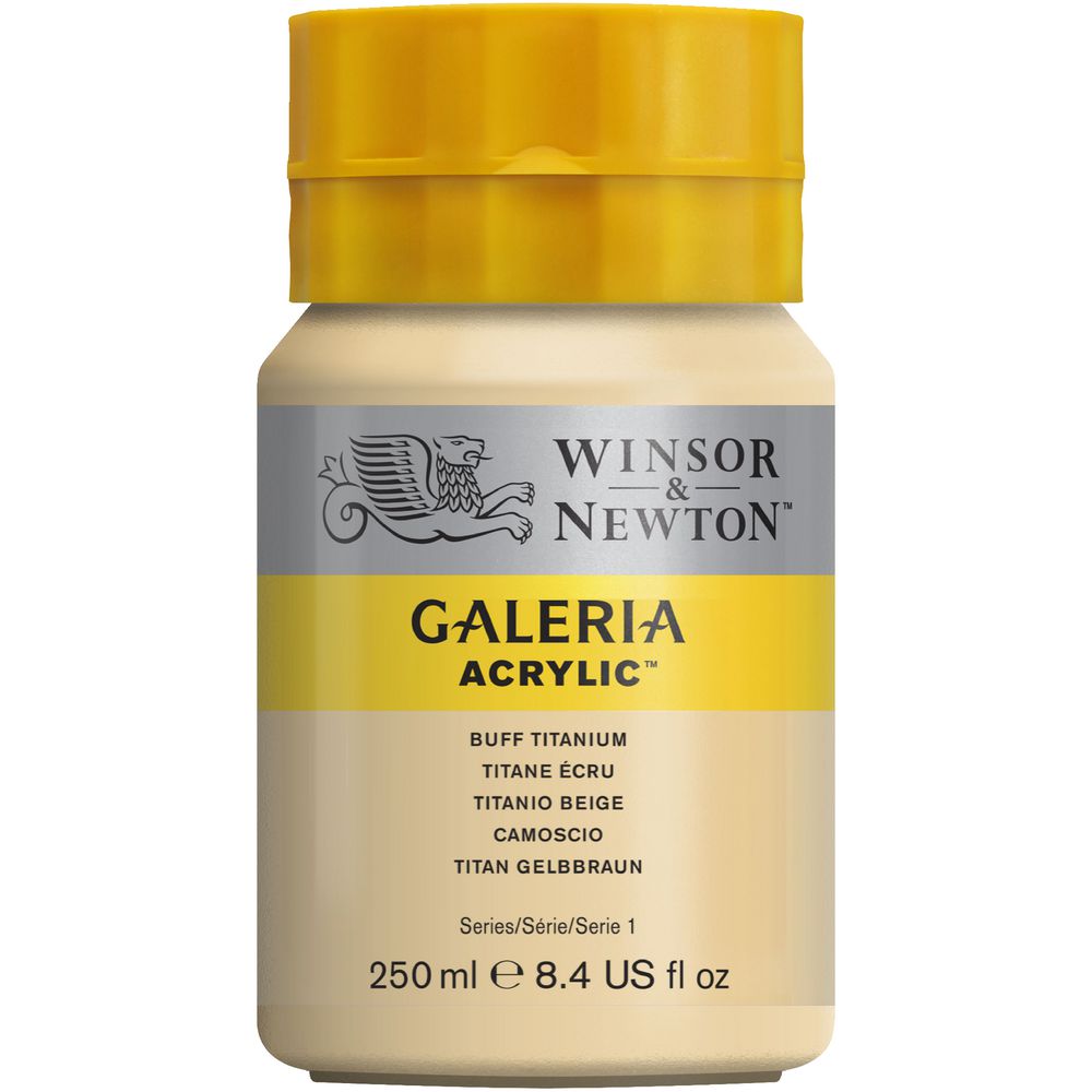 Winsor & Newton Galeria Acrylic Paint 250mL Buff Titanium