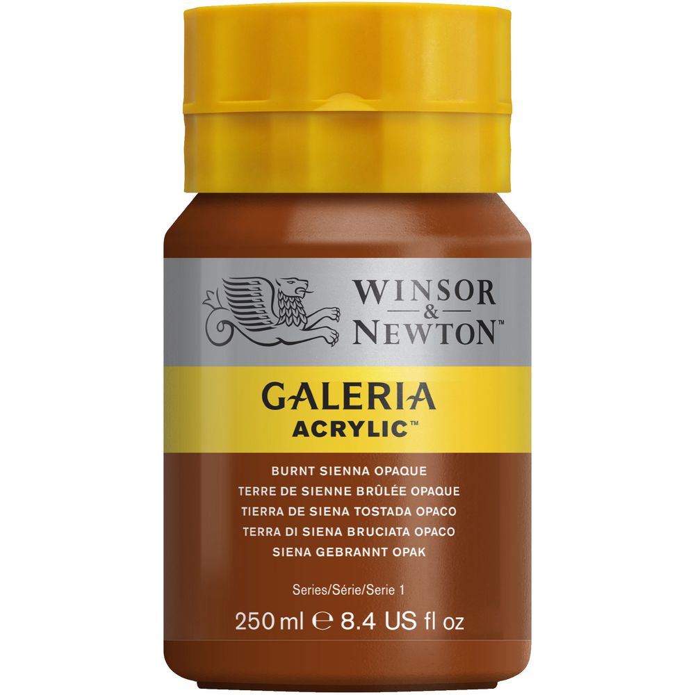Winsor & Newton Acrylic Paint 250mL Burnt Sienna Opaque