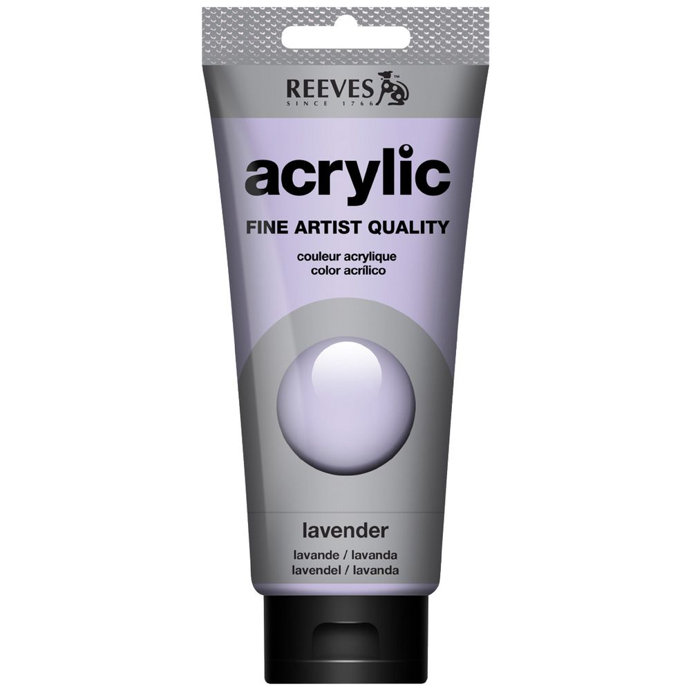 Reeves Artist Acrylic Paint 200mL Lavender