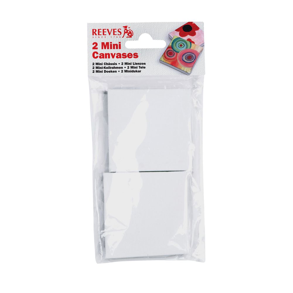 Reeves Mini Canvas White 2 Pack