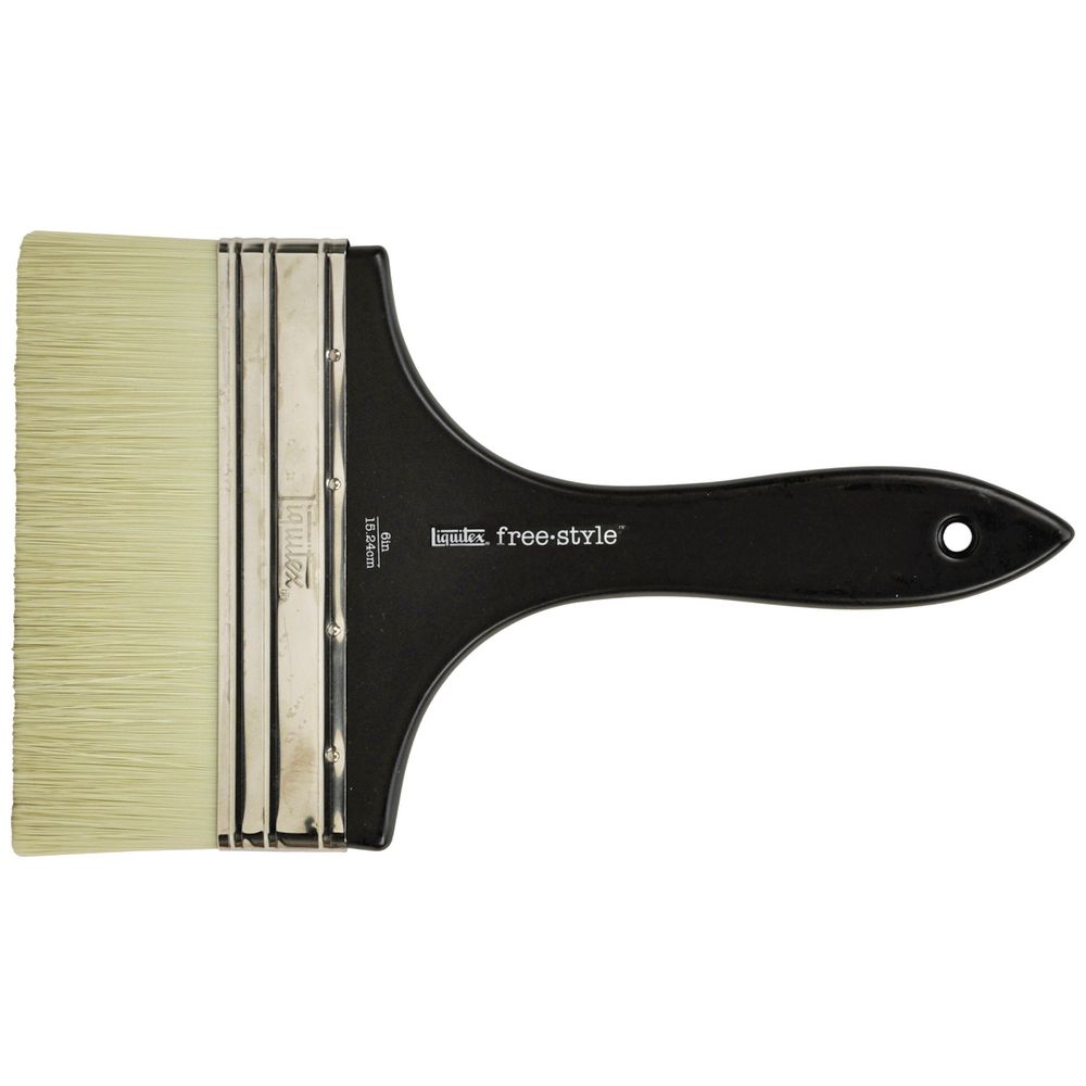 Liquitex Freestyle Broad Flat Paintbrush Short 6