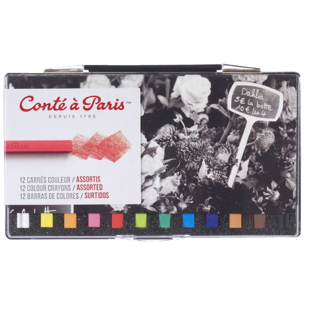 Conte Crayon Assorted 12 Pack