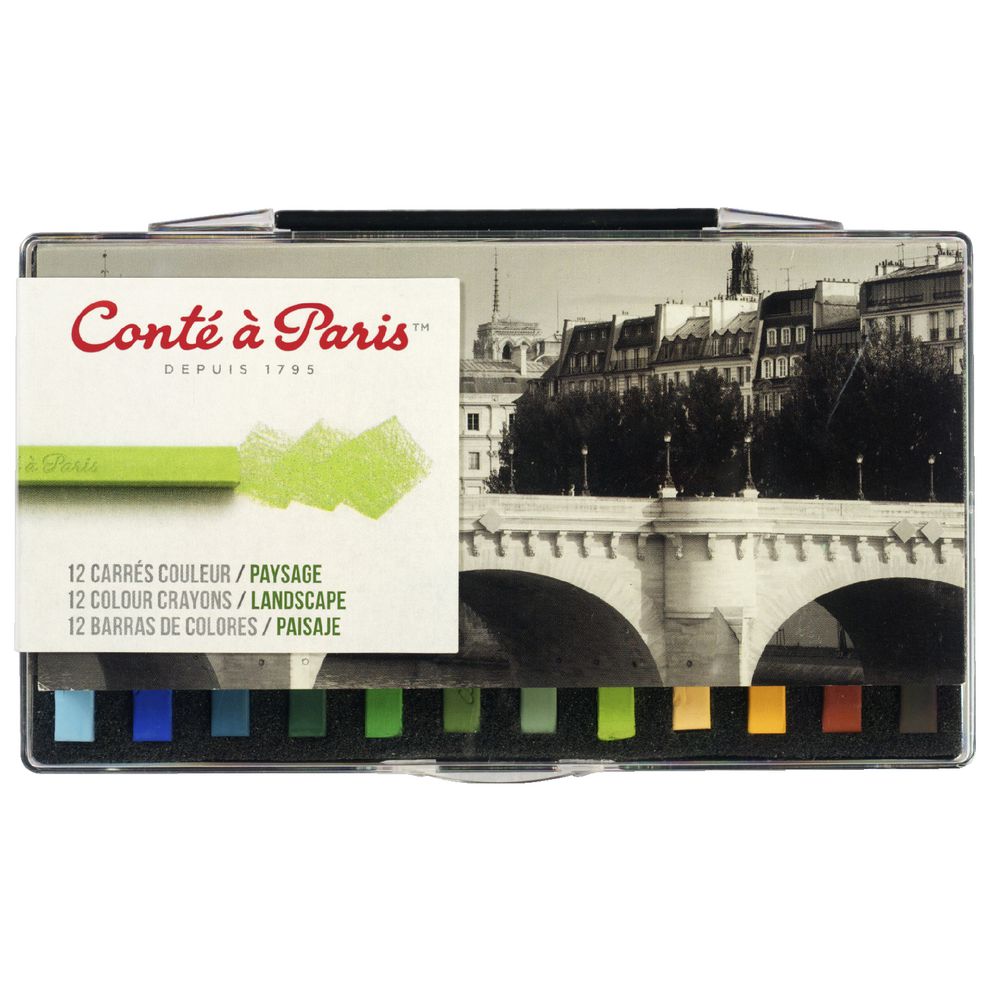 Conte Crayon Landscape Set 12 Pack