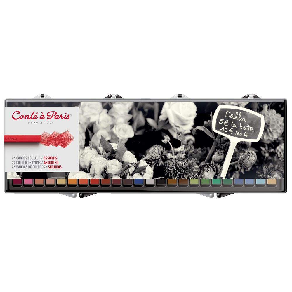 Conte Crayon Assorted 24 Pack