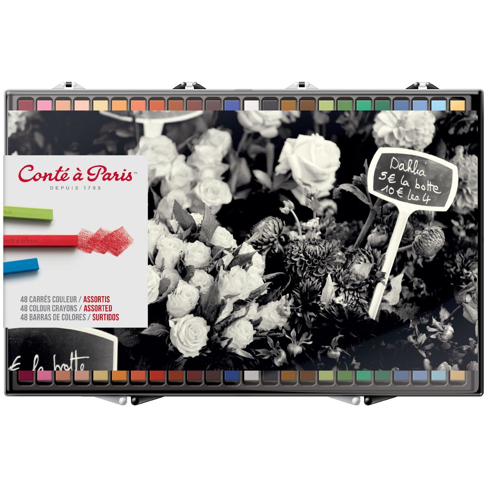 Conte Crayon Assorted 48 Pack