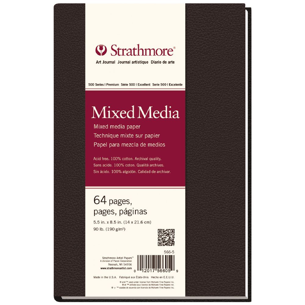 Strathmore Hardbound Mix Media Journal 5.5 x 8.5
