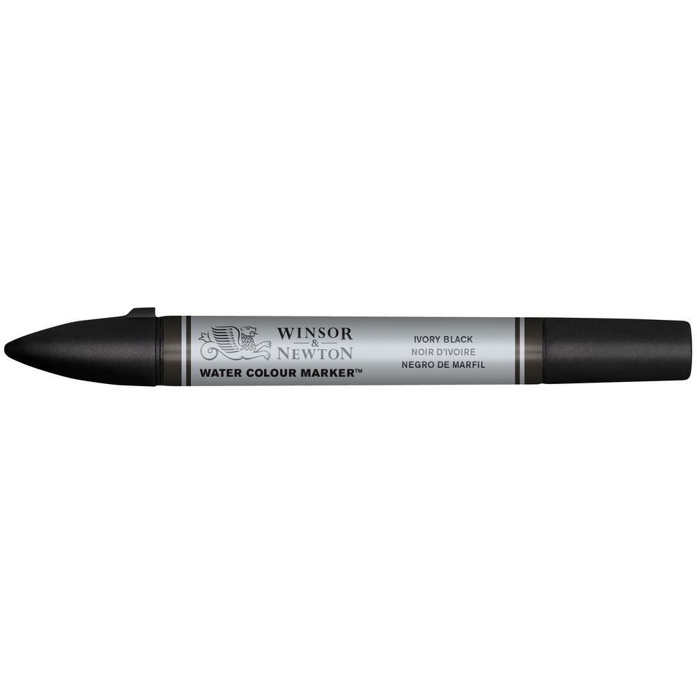 Winsor & Newton Watercolour Marker Ivory Black S1
