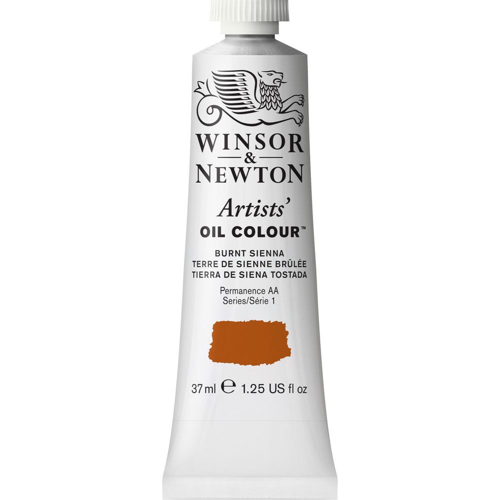 Winsor & Newton Artist Oil Colour 37mL Burnt Sienna S1