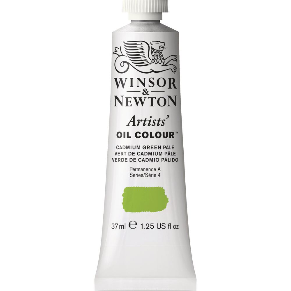 Winsor & Newton Artist Oil Colour 37mL Cadmium Green Pale S5