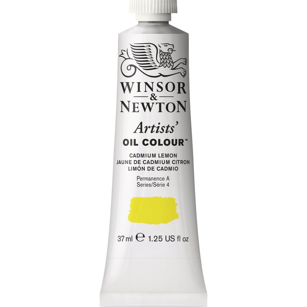 Winsor & Newton Artist Oil Colour 37mL Cadmium Lemon S5