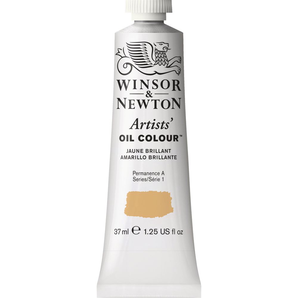 Winsor & Newton Artist Oil Colour 37mL Jaune Brilliant S1