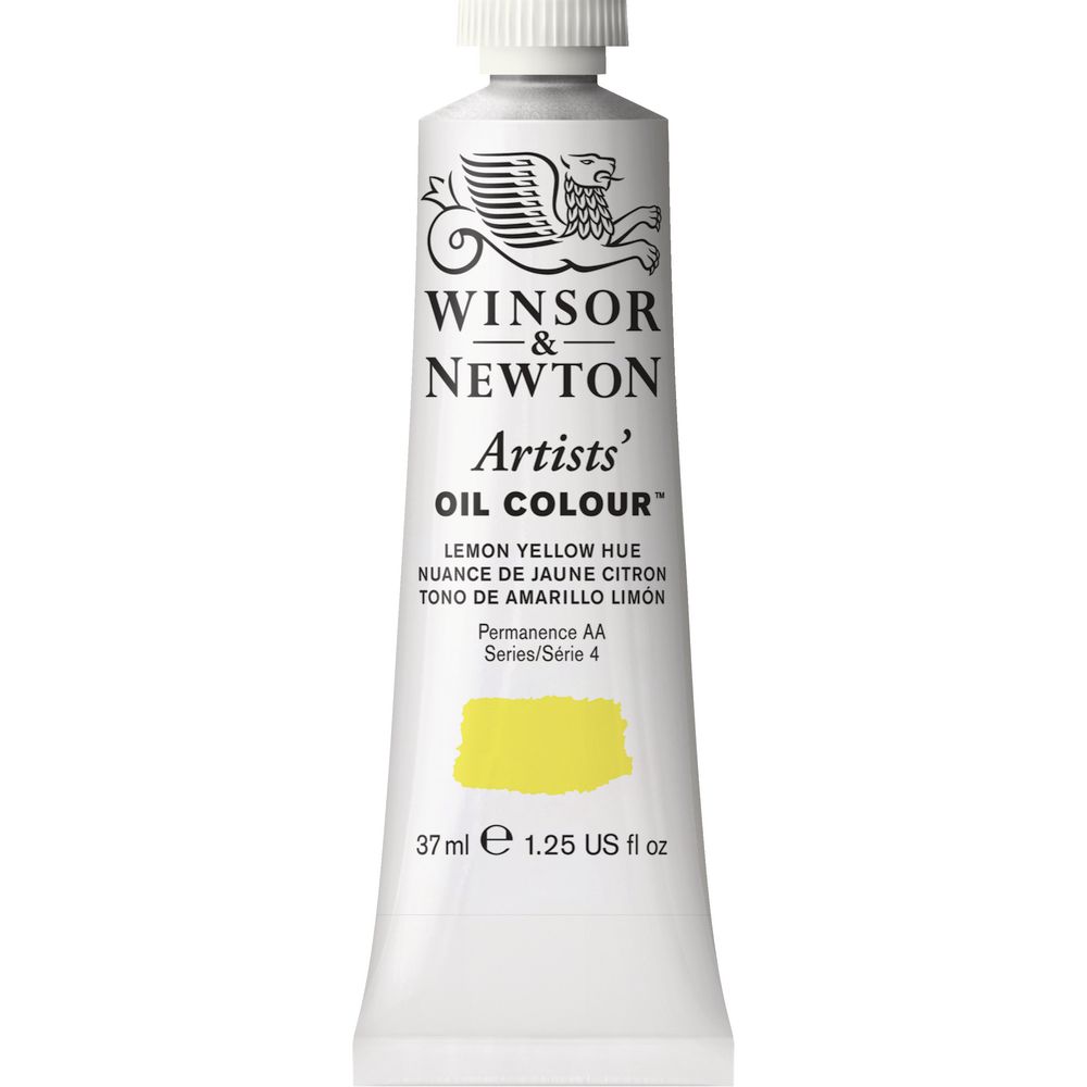 Winsor & Newton Artist Oil Colour 37mL Lemon Yellow Hue S5
