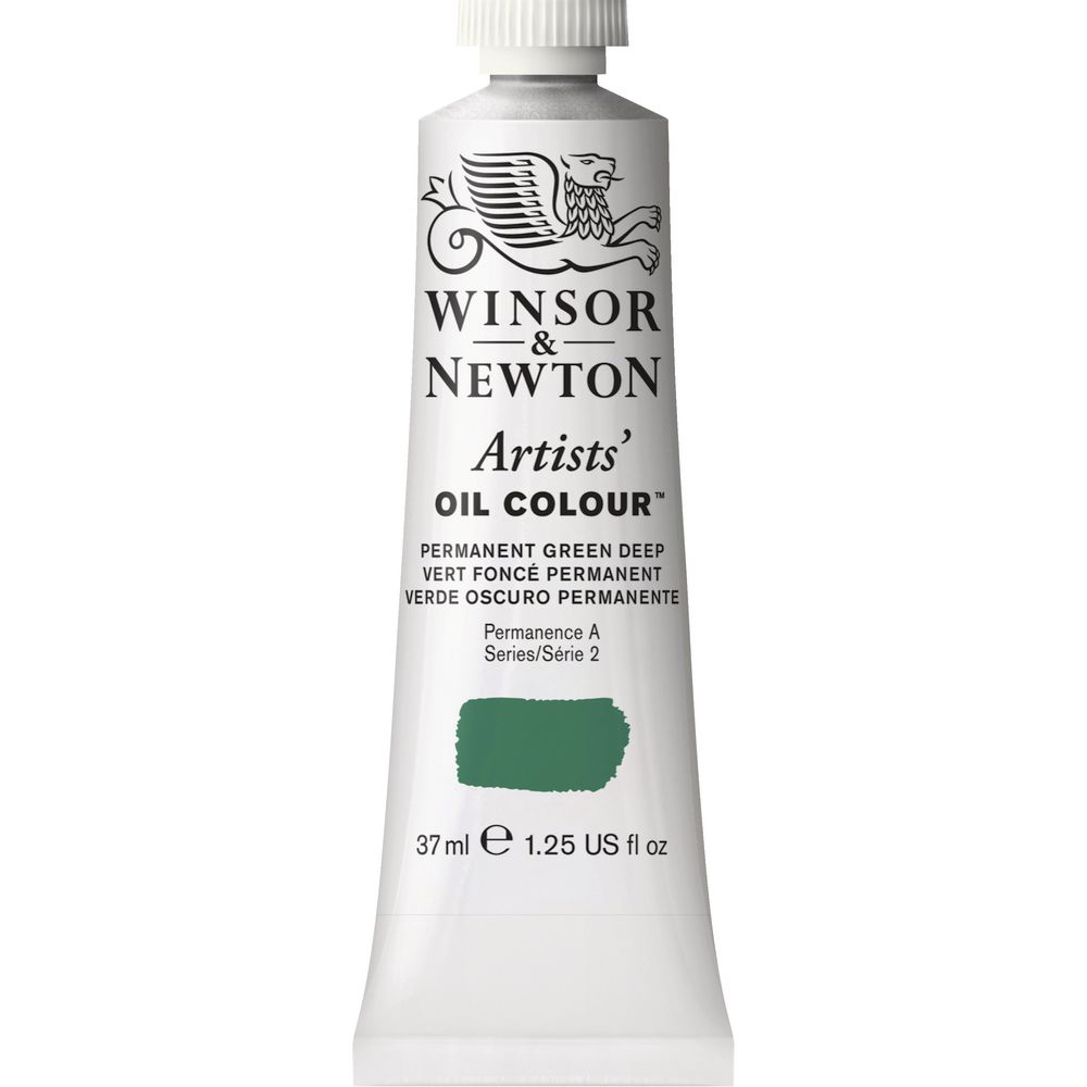 Winsor & Newton Artist Oil Colour 37mL Perm Green Deep S2