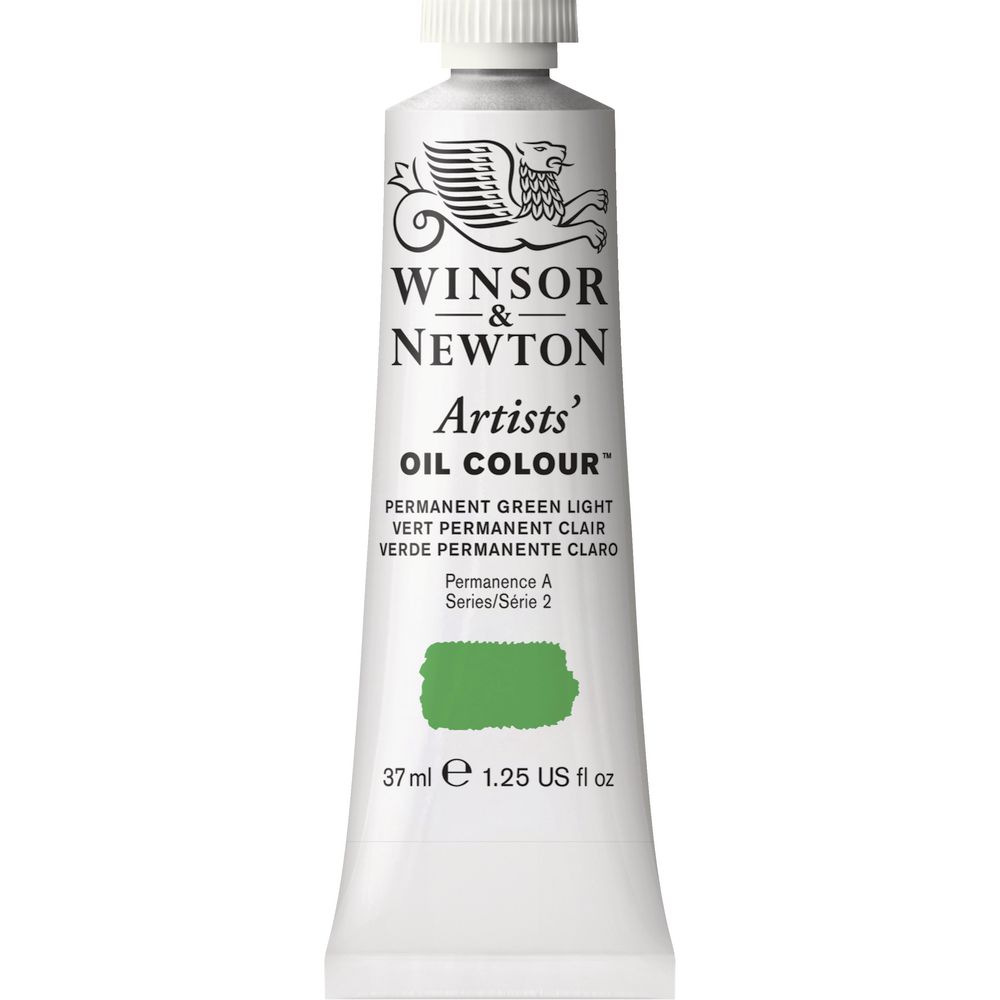 Winsor & Newton Artist Oil Colour 37mL Perm Green Light S3
