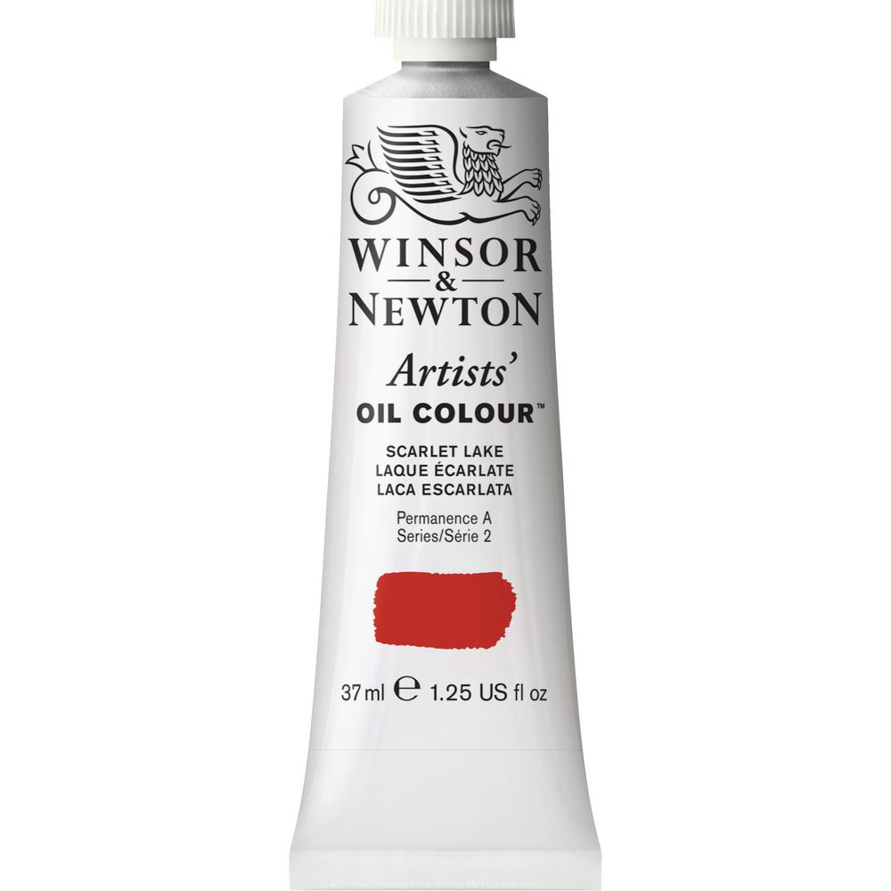 Winsor & Newton Artist Oil Colour 37mL Scarlet Lake S3