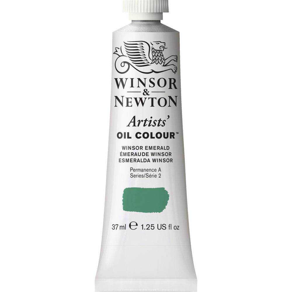 Winsor & Newton Artist Oil Colour 37mL Winsor Emerald S3