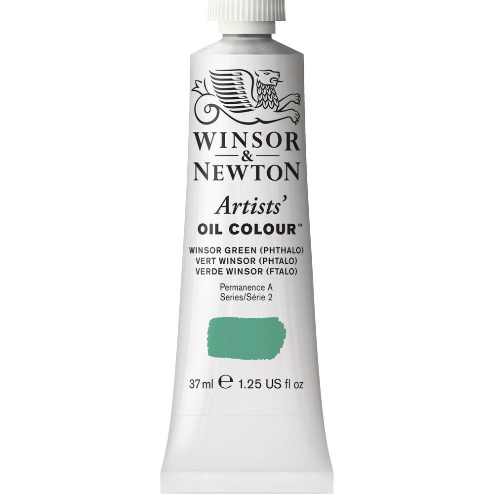 Winsor & Newton Artist Oil Colour 37mL Winsor Green S2