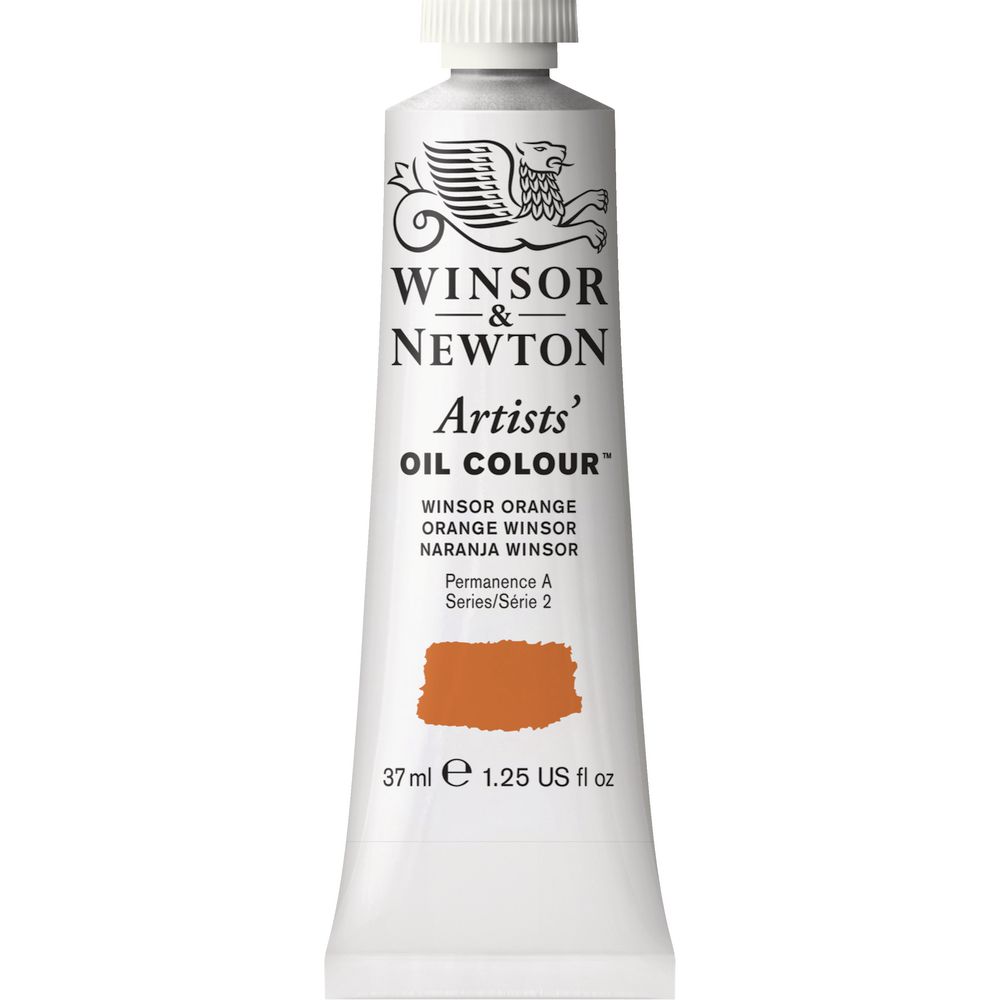Winsor & Newton Artist Oil Colour 37mL Winsor Orange S3