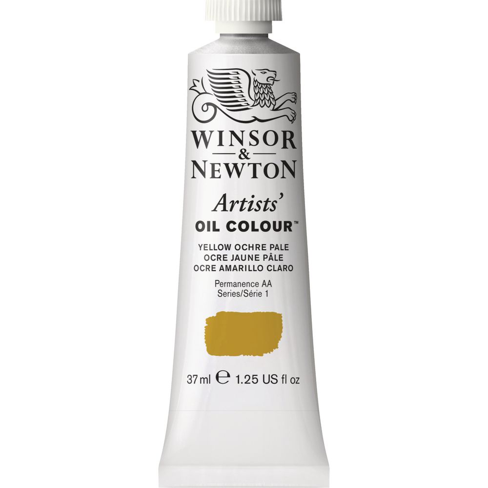 Winsor & Newton Artist Oil Colour 37mL Yellow Ochre Pale S1