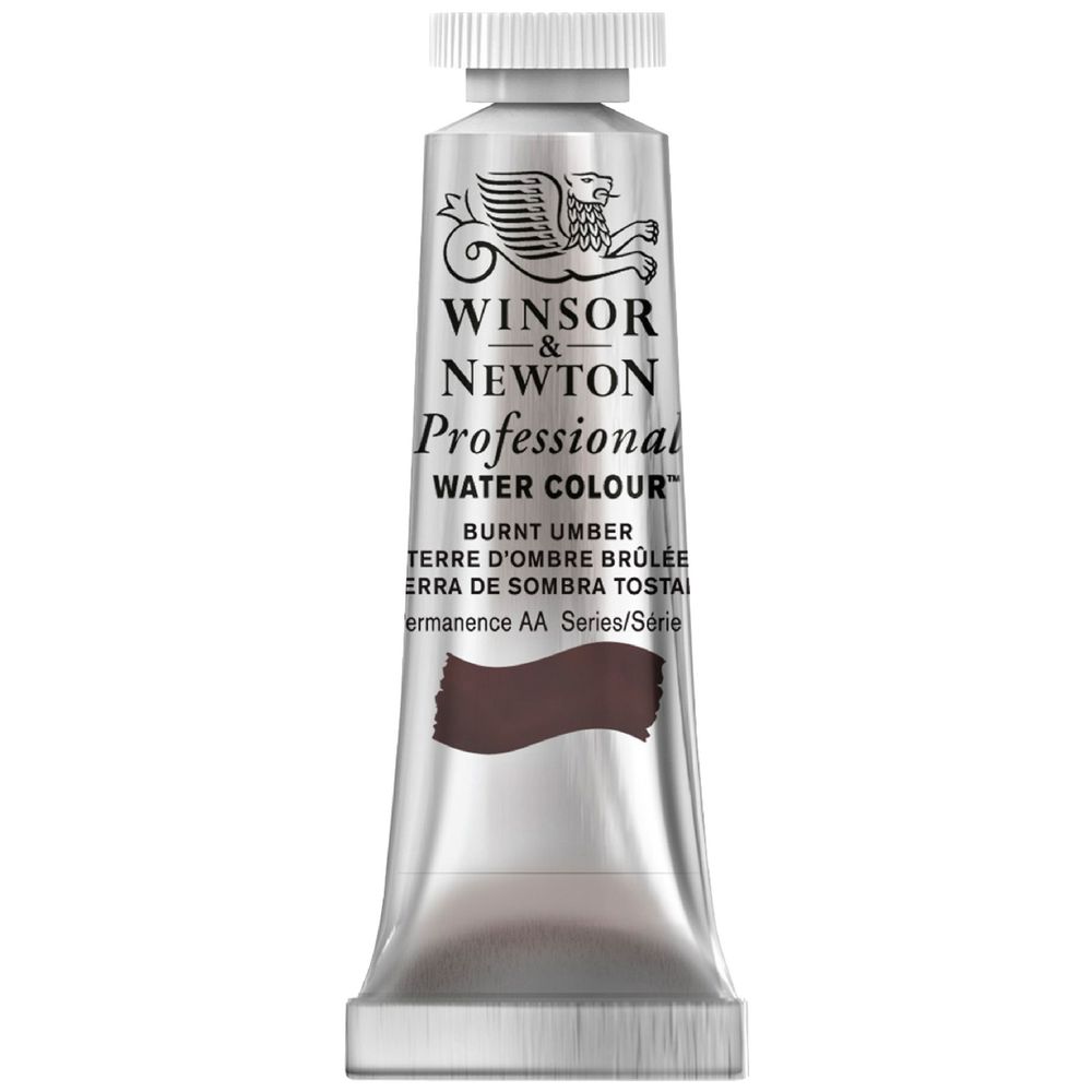 Winsor & Newton Prof. Watercolour 5mL Burnt Umber S1